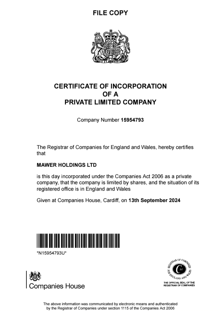 Certificate Preview